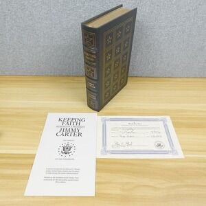 Keeping Faith Jimmy Carter SIGNED Easton Press Library of the Presidents w/Cert